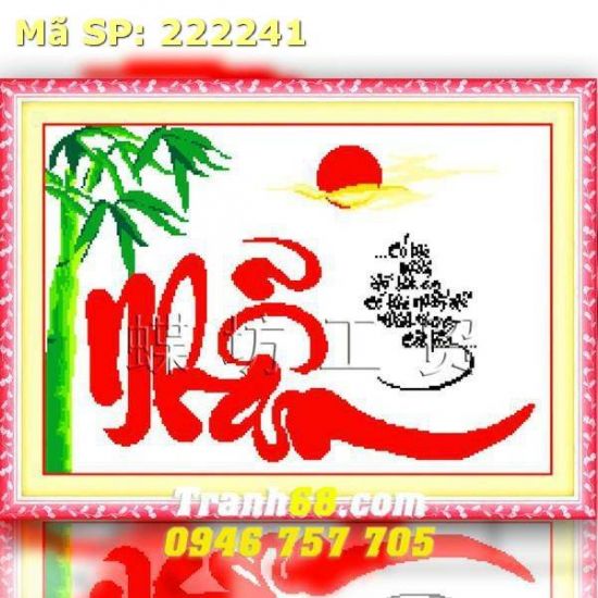 Tranh Thêu Chữ Thập Chữ Nhẫn Dlh-222241